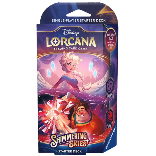 Disney Lorcana: Shimmering Skies Starter Deck - Amethyst & Ruby