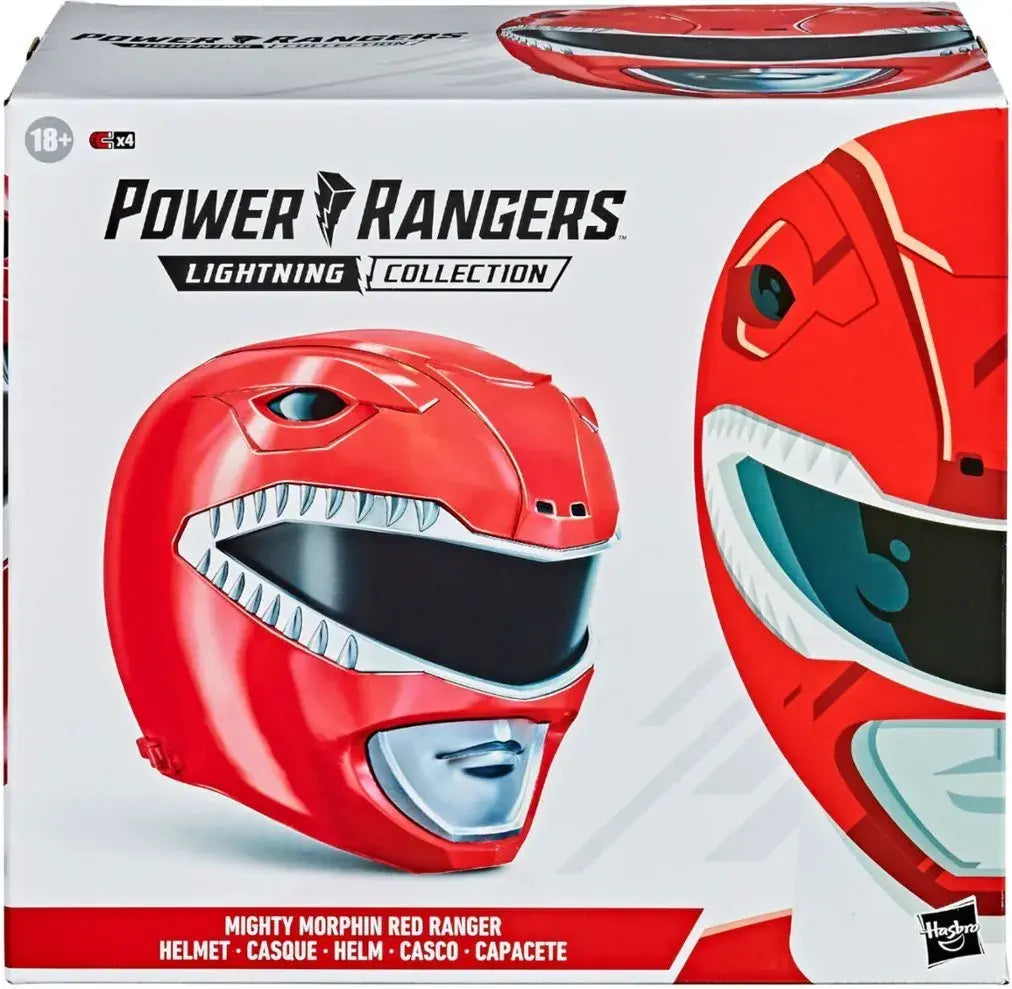 Power Rangers Mighty Morphin Lightning Collection Red Ranger Wearable Helmet ( Jason Lee Scott)