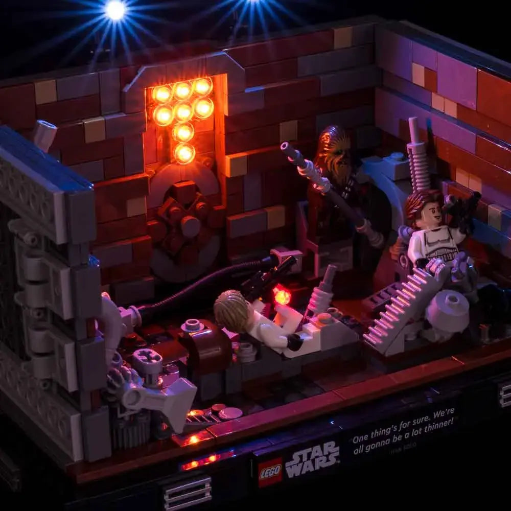 LEGO Death Star Trash Compactor Diorama #75339 Light Kit