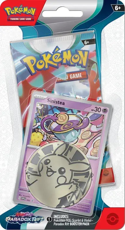 Pokemon TCG: Paradox Rift Checklane Blister - Sinistea