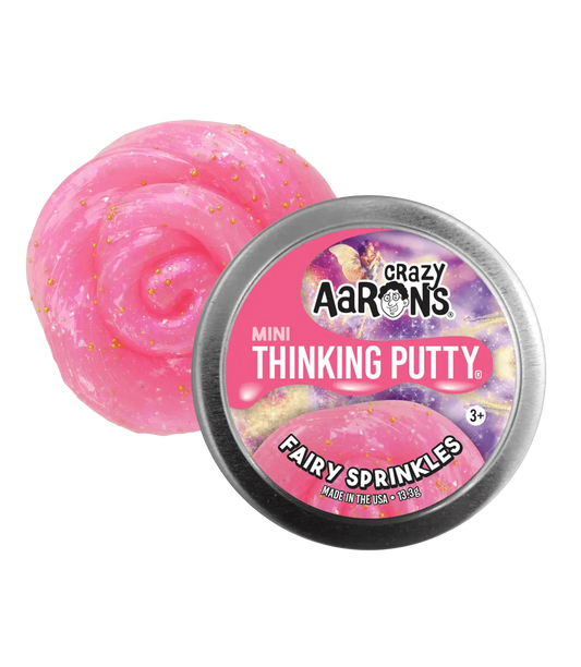 Crazy Aaron's Mini Fairy Sprinkles - 2" Thinking Putty Tin