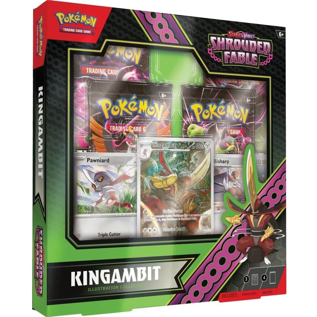 Pokemon TCG: Shrouded Fable Kingambit Illustration Collection Box