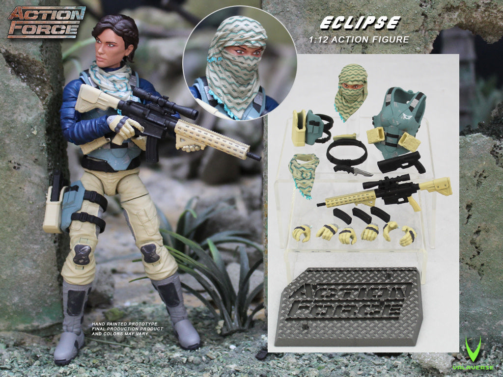 Valaverse Action Force Eclipse 1/12 Scale Action Figure - Series 3