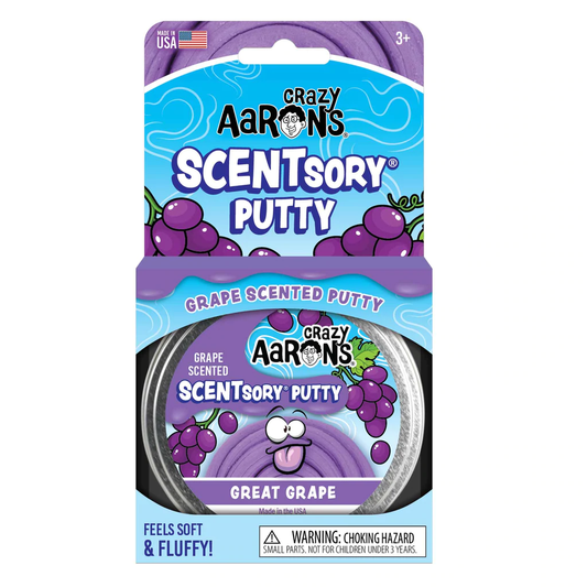 Crazy Aaron's Scentsory Great Grape - 2.75" Thinking Putty Tin