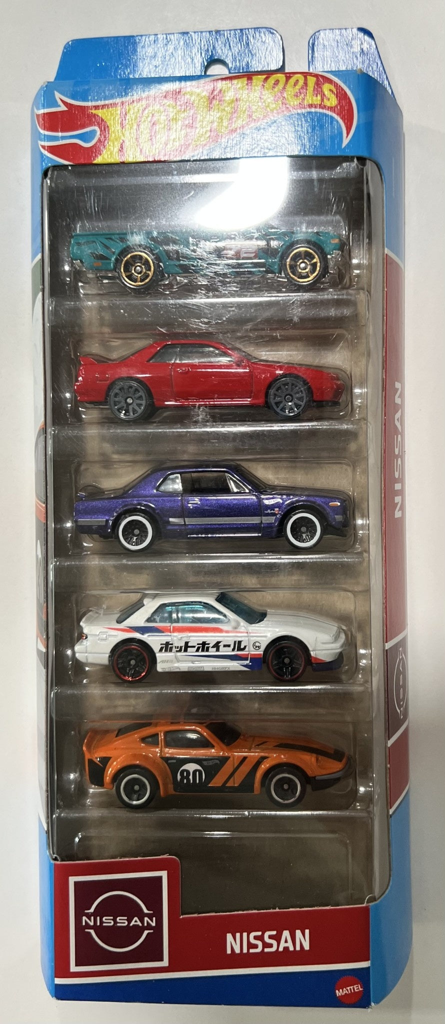 HOT WHEELS 5-Car Giftpacks Asst Nissan