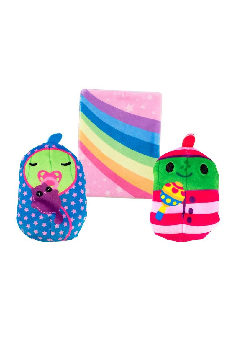 Cats Vs. Pickles Surprise Plush Kittens vs Gherkins Mystery Pack (2 Cats OR 2 Pickles)