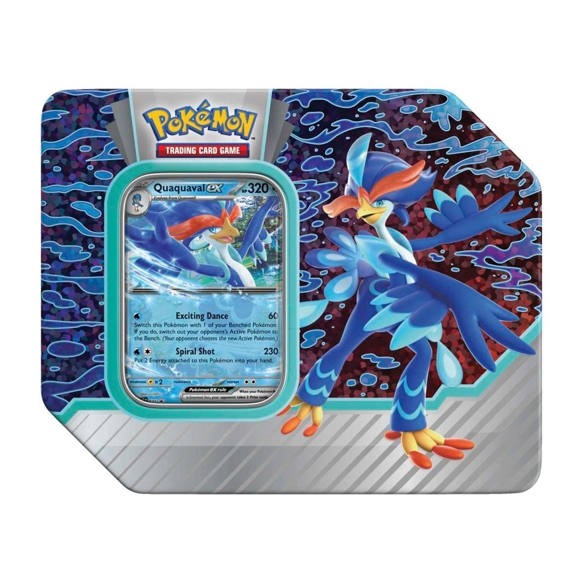 Pokemon TCG: Paldea Partners Tin - Quaquaval ex