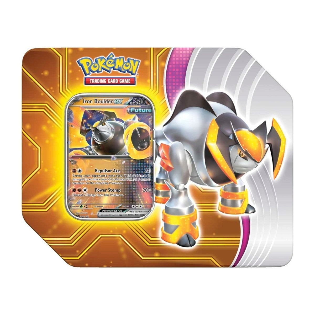 Pokemon TCG: Paradox Destinies Tin - Iron Boulder ex