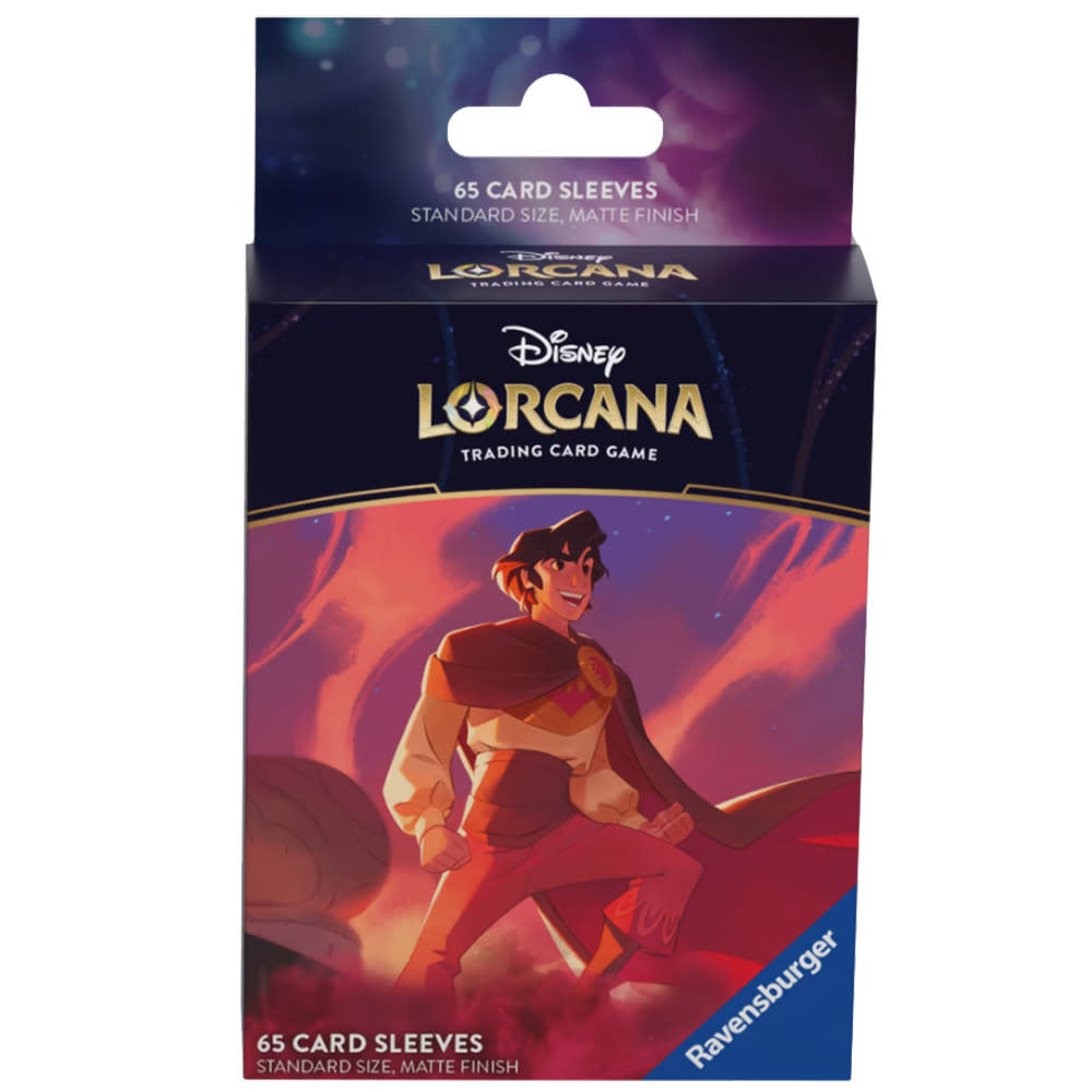 Disney Lorcana TCG: Shimmering Skies - Card Sleeves - Aladdin (65 ct.)