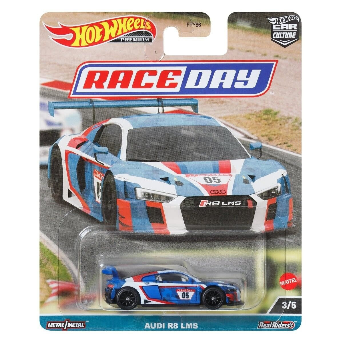 Hot Wheels Car Culture Race Day Audi R8 LMS