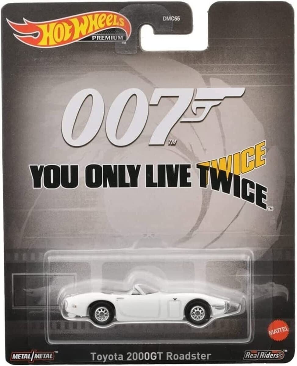 Hot Wheels Premium Retro Entertainment - 007 You Only Live Twice - Toyota 2000GT Roadster