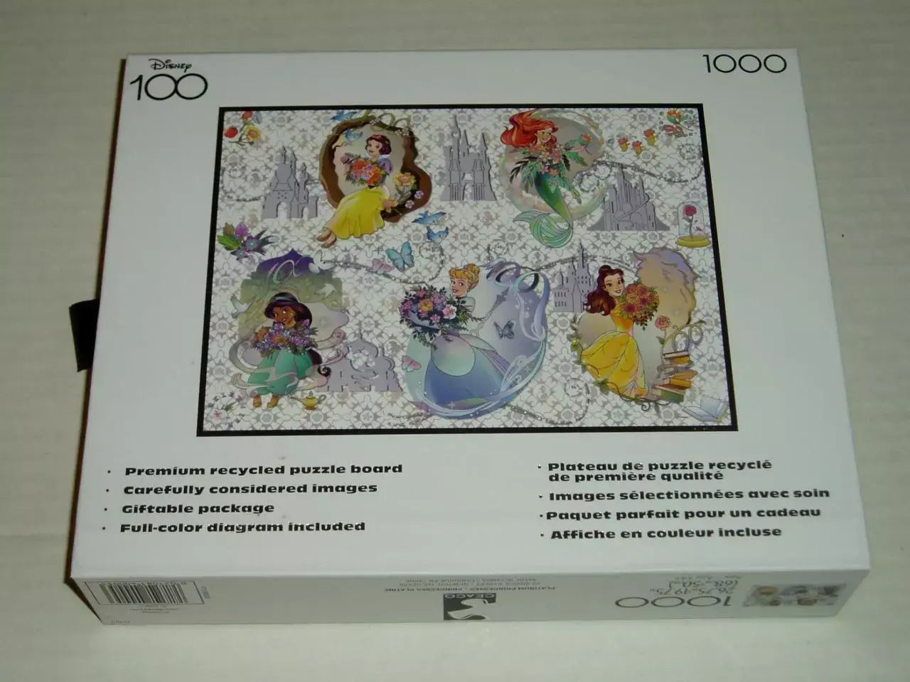 Disney Collection Silver Select 1000 Puzzle Ceaco Platinum Princesses