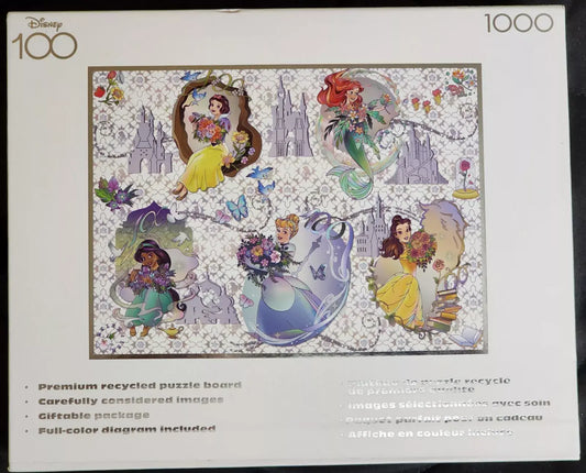 Disney Collection Silver Select 1000 Puzzle Ceaco Platinum Princesses