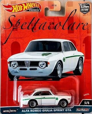 Hot Wheels Premium Car Culture Spettacolare Alfa Romeo Giulia Sprint GTA