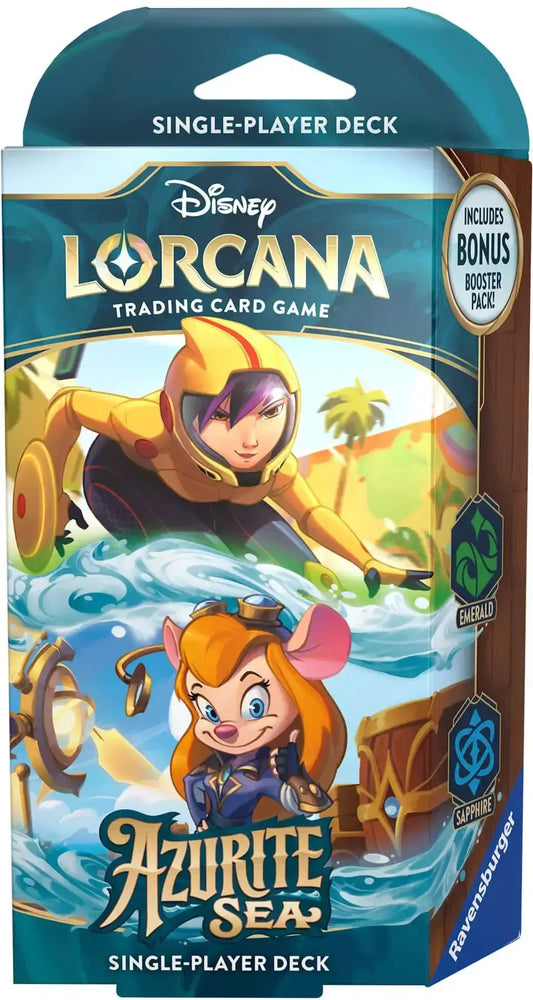 Disney Lorcana TCG: Azurite Sea Starter Deck - Emerald & Sapphire